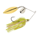 Berkley Power Blade Compact Colorado/Willow Spinnerbait, 3/4oz, White Chartreuse/Silver + Gold, 1570613