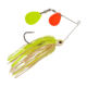 Berkley Power Blade Compact Double Colorado Spinnerbait, 3/8oz, White Chartreuse/Orange + Chartreuse, 1570579