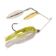 Berkley Power Blade Compact Double Williw Spinnerbait, 1/2oz, E2 Magic/Gold + Silver, 1570643