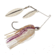 Berkley Power Blade Compact Double Williw Spinnerbait, 1/2oz, Purple Rain/Silver + Silver, 1570646