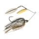 Berkley Power Blade Compact Double Williw Spinnerbait, 1/2oz, Shad Spawn/Gold + Silver, 1570644