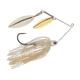 Berkley Power Blade Compact Double Williw Spinnerbait, 1/2oz, White/Gold + Silver, 1570641