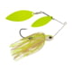 Berkley Power Blade Compact Double Williw Spinnerbait, 1oz, White Chartreuse/Chartreuse + Chartreuse, 1570676