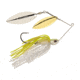 Berkley Power Blade Compact Double Williw Spinnerbait, 3/4oz, E2 Magic/Gold + Silver, 1570659