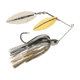 Berkley Power Blade Compact Double Williw Spinnerbait, 3/4oz, Shad Spawn/Gold + Silver, 1570660