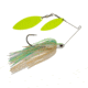 Berkley Power Blade Compact Double Williw Spinnerbait, 3/8oz, Pretty One/Chartreuse + Chartreuse, 1570637