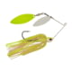 Berkley Power Blade Compact Double Williw Spinnerbait, 3/8oz, White Chartreuse/White + Chartreuse, 1570638