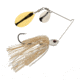 Berkley Power Blade Standard Colorado/Indiana Spinnerbait, 1/2oz, White/Silver + Gold, 1570531
