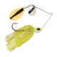 Berkley Power Blade Standard Colorado/Indiana Spinnerbait, 3/4oz, White Chartreuse/Silver + Gold, 1570542