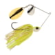 Berkley Power Blade Standard Colorado/Indiana Spinnerbait, 3/4oz, White Chartreuse/Silver + Gold, 1570542