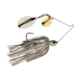 Berkley Power Blade Standard Colorado/Indiana Spinnerbait, 3/8oz, Shad Spawn/Gold + Silver, 1570522