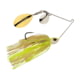 Berkley Power Blade Standard Colorado/Indiana Spinnerbait, 3/8oz, White Chartreuse/Silver + Gold, 1570523