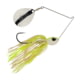 Berkley Power Blade Standard Colorado Spinnerbait, 1oz, White Chartreuse/Silver, 1570471