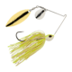 Berkley Power Blade Standard Colorado/Willow Spinnerbait, 1/2oz, White Chartreuse/Silver + Gold, 1570503