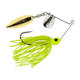 Berkley Power Blade Standard Colorado/Willow Spinnerbait, 3/16oz, Chartreuse/Silver + Gold, 1570478