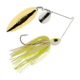 Berkley Power Blade Standard Colorado/Willow Spinnerbait, 3/4oz, White Chartreuse/Silver + Gold, 1570515