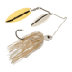 Berkley Power Blade Standard Double Willow Spinnerbait, 1/2oz, White/Silver + Gold, 1570563