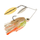 Berkley Power Blade Standard Double Willow Spinnerbait, 3/8oz, Coleslaw/Silver + Gold, 1570558