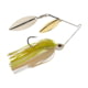Berkley Power Blade Standard Double Willow Spinnerbait, 3/8oz, E2 Magic/Gold + Silver, 1570552