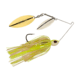 Berkley Power Blade Standard Double Willow Spinnerbait, 3/8oz, White Chartreuse/Silver + Gold, 1570550