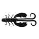 Berkley PowerBait Crazy Legs Chigger Craw Creature Bait, 4in, 8 Pack, Black Blue Fleck, 1307379