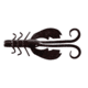 Berkley PowerBait Crazy Legs Chigger Craw Creature Bait, 4in, 8 Pack, Black Red Fleck, 1307380