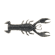 Berkley PowerBait MaxScent Lilft Trooper Soft Bait, 2 1/2in, 8 Pack, Black Powder, 1520667