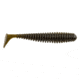 Berkley PowerBait Power Swimmer Swimbaits, 3.8in, 6 Pack, Green Pumpkin, 1523428