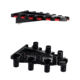 Berkley Space Saver 13 Rod or Combo Rack, Black/Red, 1546013