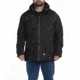 Berne Zip Off Modern Hooded Chore Coat - Mens, Black, Medium, CH428BKR400