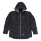 Berne Zip Off Modern Hooded Chore Coat - Mens, Black, Medium, CH428BKR400