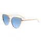 Bertha Aria Polarized Sunglasses, Rose Gold/Celeste, One Size, BRSBR025BK