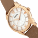 Bertha Ida Mother-of-Pearl Leather-Band Watch, Beige - Womens, BTHBS1205