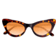 Bertha Kitty Handmade in Italy Sunglass - Womens, Tortoise, One Size, BRSIT104-2