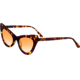 Bertha Kitty Handmade in Italy Sunglass - Womens, Tortoise, One Size, BRSIT104-2