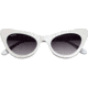 Bertha Kitty Handmade in Italy Sunglass - Womens, White, One Size, BRSIT104-3