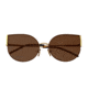 Bertha Logan Polarized Sunglasses, Gold/Brown, One Size, BRSBR036GD
