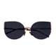 Bertha Logan Polarized Sunglasses, Rose Gold/Black, One Size, BRSBR036RG