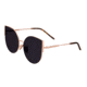 Bertha Logan Polarized Sunglasses, Rose Gold/Black, One Size, BRSBR036RG