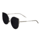 Bertha Logan Polarized Sunglasses, Silver/Silver, One Size, BRSBR036SL