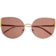 Bertha Logan Polarized Sunglasses - Womens, Gold/Light Brown, One Size, BRSBR036GDX