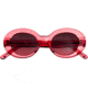 Bertha Margot Handmade in Italy Sunglass - Womens, Red, One Size, BRSIT102-3