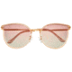Bertha Moon Polarized Sunglasses - Womens, Gold Frame, Pink Lens, Gold/Pink, One Size, BRSBR056C4