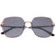 Bertha Renata Sunglass - Womens, Rose Gold/Black, One Size, BRSBR046BK