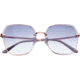 Bertha Renata Sunglass - Womens, Rose Gold/Purple, One Size, BRSBR046GP