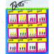 Betts 3 Pack Mini Tube Jig, 72 Assorted Display, 1/32oz, 54-3-D