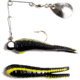 Betts Spin 1/16 Split Tail, Value Pack, Black/Yellow Stripe, Nickel Blade, 922ST-24N