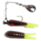 Betts Spin Split Tail Lure, Pumpkin/Chartreuse, 1/32oz, 1in, 021ST-48N