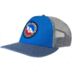 Big Agnes Classic Logo Trucker Hat, Blue/Steel/Slate, One Size, AHCLT-BSS-OS
