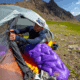 Big Agnes Fly Creek UL 25 Sleeping Bag, Asphalt/Royal Purple, Regular, BFCULR2525